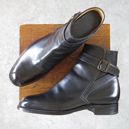 極上★J.M.ウエストン 7.5D【現行定価¥209,000-★ジョッパーブーツ/722】44ラスト/ボックスカーフ/黒/メンズ/Weston/ウェストン★n250