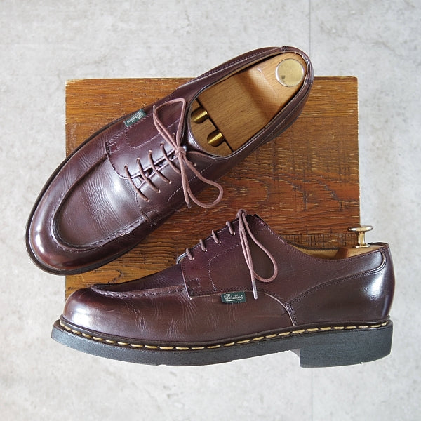 極上★パラブーツ SIZE 8【定価¥96,800-★シャンボード/CHAMBORD】CAFE/カフェ/リスレザー/TEXソール/Uチップ/濃茶/Paraboot★n801
