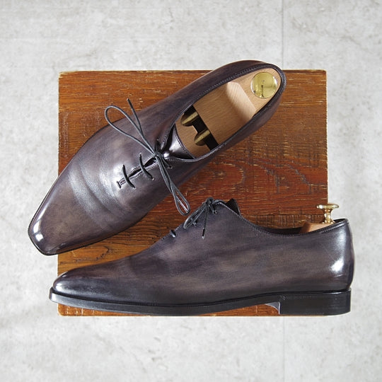 美品★(仏)ベルルッティ SIZE 6.5【現行定価¥353,100-★アレッサンドロ/ALESSANDRO】ホールカット/黒系パティーヌ/メンズ/Berluti★n315