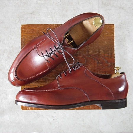 未使用★エドワードグリーン 9F【貴重★ドーバー風サドルシューズモデル/Uチップ】202ラスト/茶/EDWARD GREEN★n360