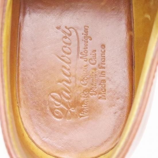 極上★パラブーツ SIZE 6【モデル定価￥71,500-★シャンボード/CHAMBORD】リスレザー/茶/Uチップ/Paraboot★a0N4200