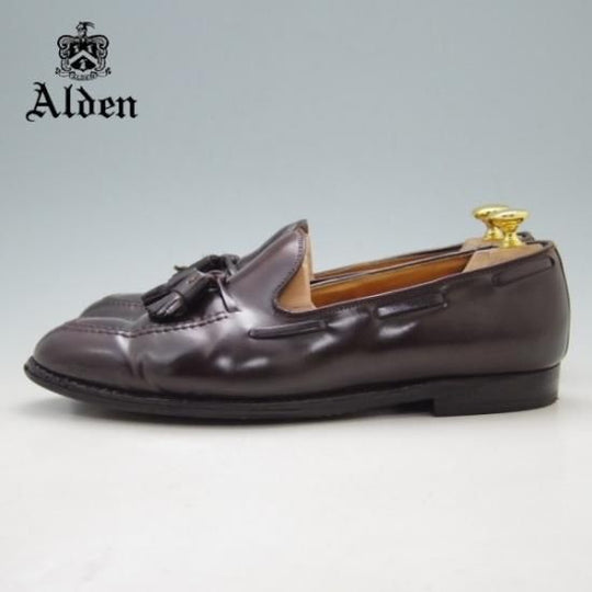 極上★オールデン 10D【定価￥136,400-★コードバン仕様/563】アバディーンラスト/タッセルローファー/#8/赤茶/メンズ/Alden★a00N4205
