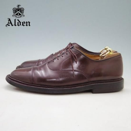 極上★オールデン 8.5E【コードバン仕様★レイドンラスト/9220Y】ストレートチップ/赤茶/メンズ/Alden★a0N4264