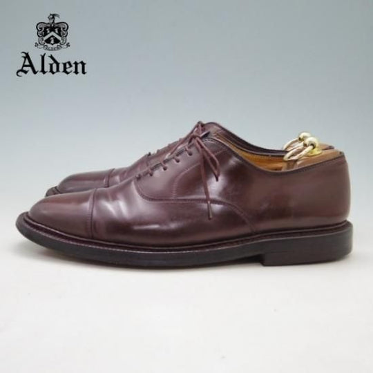 極上★オールデン 8.5E【コードバン仕様★レイドンラスト/9220Y】ストレートチップ/赤茶/メンズ/Alden★a0N4264