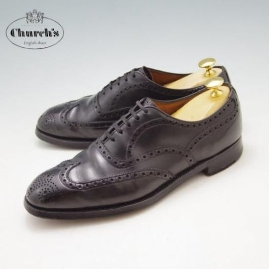 極上★チャーチ UK6.5程度【貴重★ブルックスブラザーズ別注/BROOKS ENGLISH/旧チャーチ】41E/310R/M75ラスト/黒/Church's★a0N4271