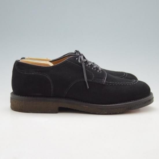 新品★オールデン 5.5D【貴重★バーニーズNY別注/BARNEYS NEWYORK】2493/Uチップ/スエード/黒/メンズ/Alden★a0N4295