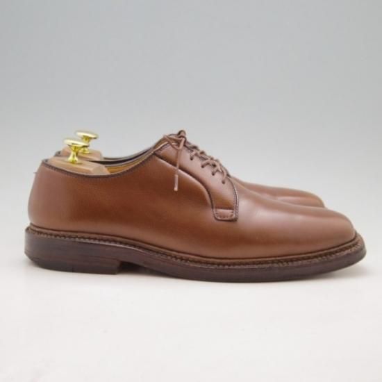 美品★オールデン 6.5D【貴重★ユナイテッドアローズ別注/9498】バリーラスト/プレーントゥ/茶/メンズ/Alden★a0N4297