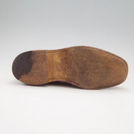 美品★オールデン 6.5D【貴重★ユナイテッドアローズ別注/9498】バリーラスト/プレーントゥ/茶/メンズ/Alden★a0N4297