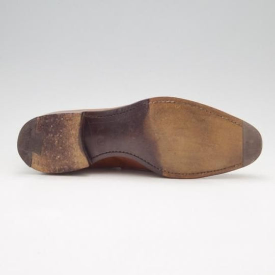 極上★チャーチ 60F/UK6【貴重★ベティスカーフ仕様/コインローファー】119ラスト/茶/メンズ/Church's★a0N4299