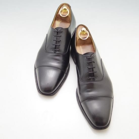 ★クロケット&ジョーンズ 8E【★ポールスミス別注/Paul smith/ストレートチップ/カーフ/黒/メンズ】Crockett&Jones★a0N4315