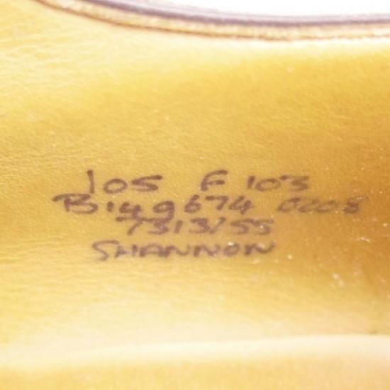 極上★チャーチ 105F/UK10.5【定価￥101,520-★シャノン/SHANNON】103ラスト/ポリッシュドバインダーカーフ/茶/Church's★a0N4343