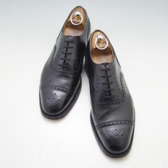 ★チャーチ 60G/UK6【定価￥91,300-★ディプロマット/DIPLOMAT】173ラスト/セミブローグ/黒/メンズ/Church's★a0N4345