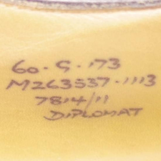 ★チャーチ 60G/UK6【定価￥91,300-★ディプロマット/DIPLOMAT】173ラスト/セミブローグ/黒/メンズ/Church's★a0N4345