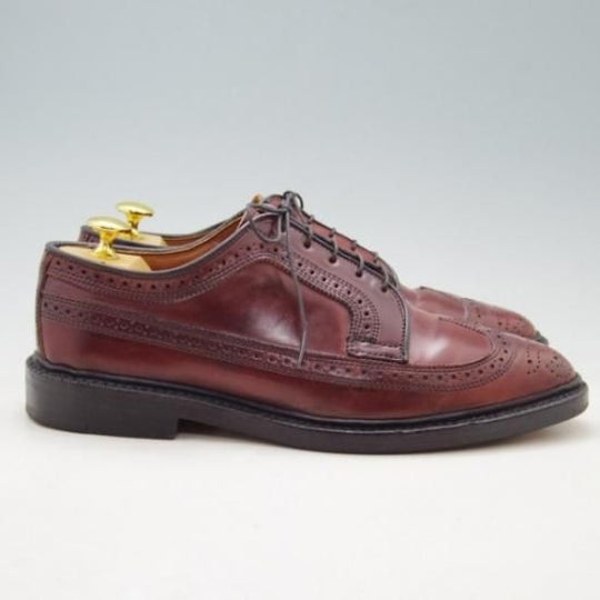 極美品★(米)アレンエドモンズ 7.5E【コードバン仕様★MacNail/ロングウイング】赤茶/メンズ/ALLEN EDMONDS★a0N4366
