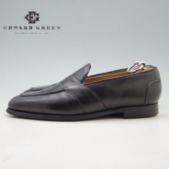 極上★エドワードグリーン 7E【★ラルフローレン/パープルレーベル別注】100ラスト/RalphLauren/コインローファー/フルストラップ/EDWARD GREEN★a0N4416