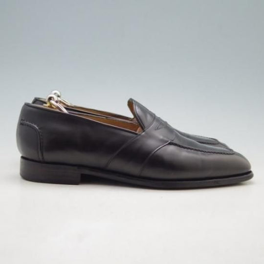 極上★エドワードグリーン 7E【★ラルフローレン/パープルレーベル別注】100ラスト/RalphLauren/コインローファー/フルストラップ/EDWARD GREEN★a0N4416