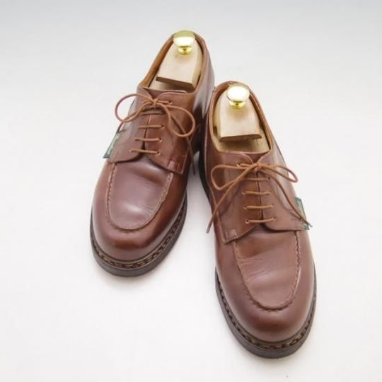 美品★パラブーツ SIZE 6【定価￥71,500-★シャンボード/CHAMBORD】マロン/MARRON/リスレザー/TEXソール/Uチップ/茶/Paraboot★a0N4414