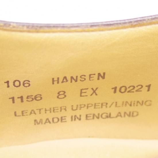 美品★アルフレッド サージェント 8【★使用歴短め】シューズ/SARGENT★a036