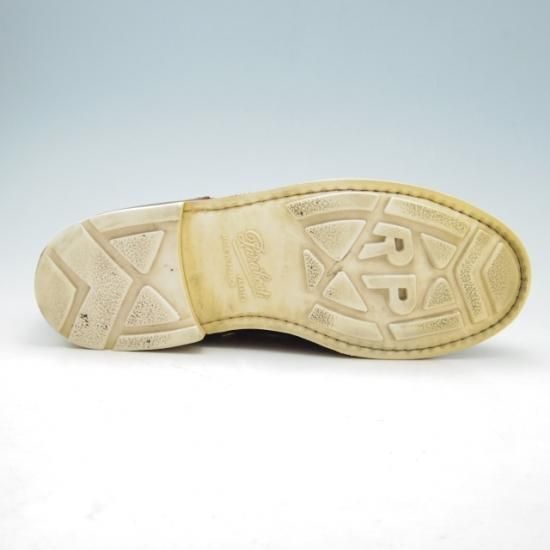 ★パラブーツ SIZE 8【貴重★シャンボード/UNITED ARROWS別注】CHAMBORD/TEXソール/Uチップ/カーフ/白×茶/メンズ/Paraboot★a033