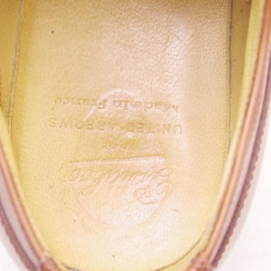 ★パラブーツ SIZE 8【貴重★シャンボード/UNITED ARROWS別注】CHAMBORD/TEXソール/Uチップ/カーフ/白×茶/メンズ/Paraboot★a033