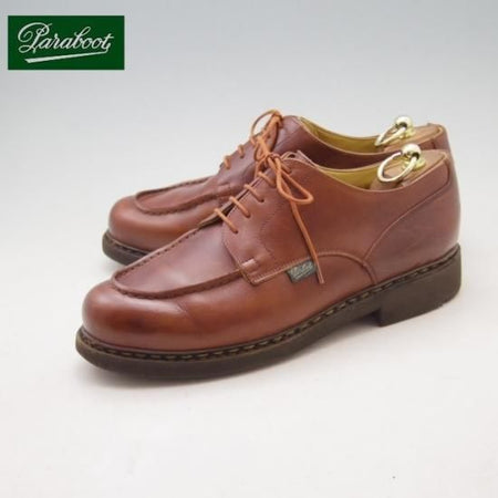 極上★パラブーツ SIZE 8【定価￥71,500-★シャンボード/CHAMBORD】マロン/MARRON/リスレザー/TEXソール/Uチップ/茶/Paraboot★a032