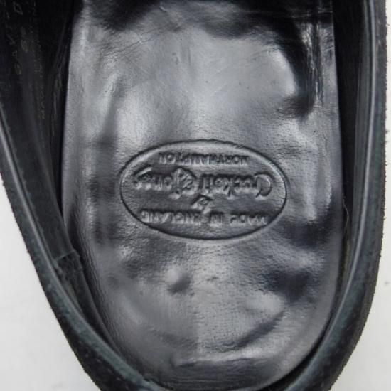 ★クロケット&ジョーンズ8.5D【★ハンドグレードライン/SAVILE/サビル】337ラスト/スエード/黒/Crockett&Jones★a026