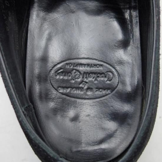 ★クロケット&ジョーンズ8.5D【★ハンドグレードライン/SAVILE/サビル】337ラスト/スエード/黒/Crockett&Jones★a026