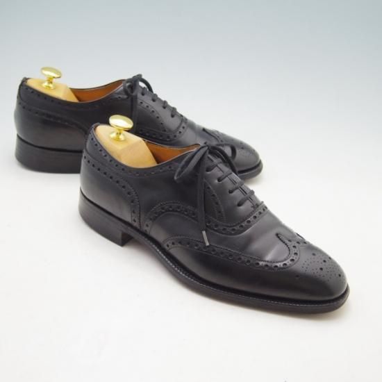 極上★チャーチ 70F/UK7【旧チャーチ★73ラスト/CHETWYND/チェットウィンド】3都市ロゴ/フルブローグ/カーフ/黒/メンズ/Church's★a025