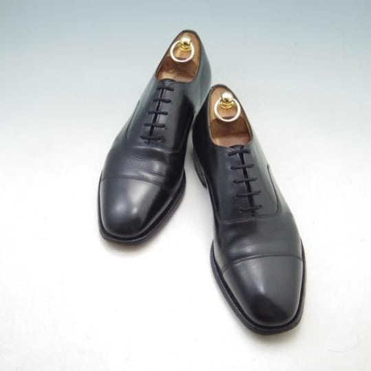 極上★チャーチ 80E/UK8【貴重★73ラスト/コンサル同仕様】4都市ロゴ過渡期/BALMORAL/カーフ/黒/Church's★a023