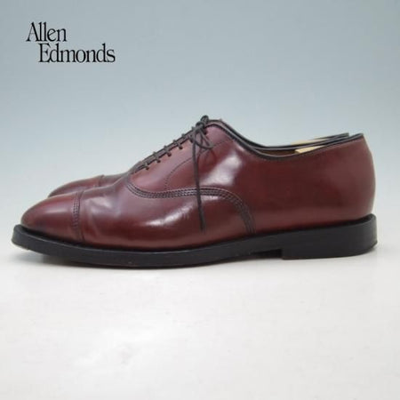 極上★(米)アレンエドモンズ 7E【定価15万円以上★コードバン仕様のPark Avenue/ストレートチップ】赤茶/ALLEN EDMONDS/Park Avenue★a022