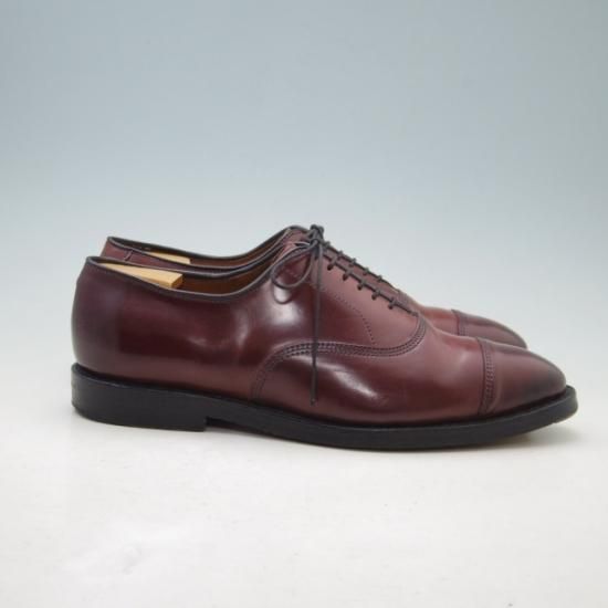 極上★(米)アレンエドモンズ 7E【定価15万円以上★コードバン仕様のPark Avenue/ストレートチップ】赤茶/ALLEN EDMONDS/Park Avenue★a022