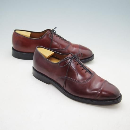 極上★(米)アレンエドモンズ 7E【定価15万円以上★コードバン仕様のPark Avenue/ストレートチップ】赤茶/ALLEN EDMONDS/Park Avenue★a022