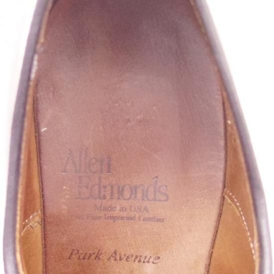 極上★(米)アレンエドモンズ 7E【定価15万円以上★コードバン仕様のPark Avenue/ストレートチップ】赤茶/ALLEN EDMONDS/Park Avenue★a022