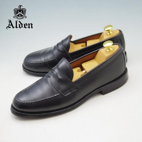 極上★オールデン 8D【貴重★BEAMS Plus別注/コインローファー】99861/コインローファー/黒/メンズ/ビームス/Alden★a021