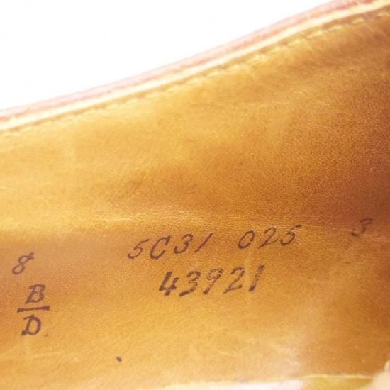 美品★オールデン 8D【貴重★NST/ノルウィージャンフロント/43921】トゥルーバランスラスト/BEAMS別注/Vチップ/茶/Alden★a020