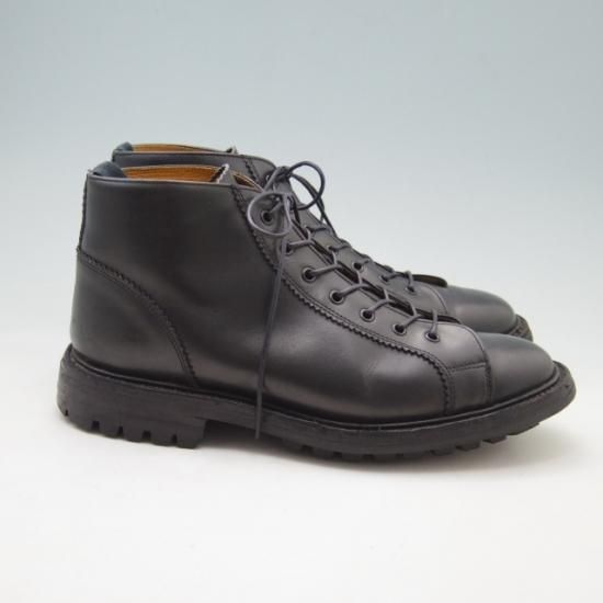 極上★トリッカーズ SIZE 8【モデル定価￥88,000-★モンキーブーツ/コマンドソール仕様】M6077/カーフ/黒/メンズ/Tricker's★a051
