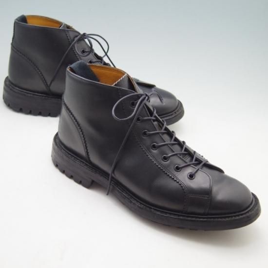 極上★トリッカーズ SIZE 8【モデル定価￥88,000-★モンキーブーツ/コマンドソール仕様】M6077/カーフ/黒/メンズ/Tricker's★a051