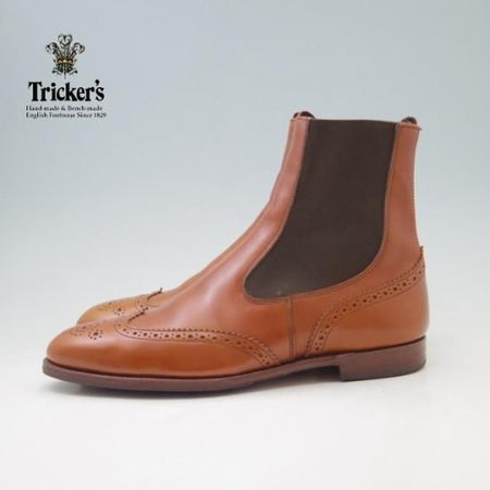 極上★トリッカーズ SIZE 7【★サイドゴア ブーツ/SHIPS別注】M7270/カーフ/茶/Tricker's★a050