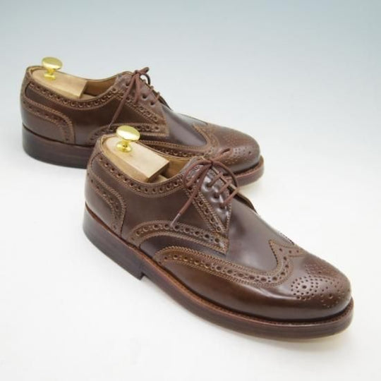 新品★ハインリッヒ ディンケラッカー7.5【★茶】コードバン★a043