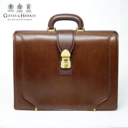 ★(英)GIEVES&HAWKES/ギーブス&ホークス【★ダレス】バッグ★N42a060