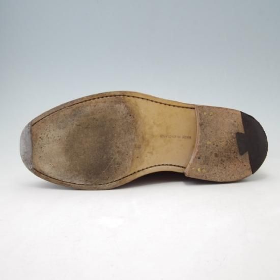 美品★トリッカーズ SIZE 8【★カントリー/プレーントゥ】3616/カーフ/茶/メンズ/Tricker's★a080