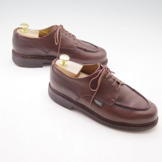 ★パラブーツ SIZE 6【定価￥71,500-★シャンボード/CHAMBORD】TEXソール/リスレザー/濃茶/Uチップ/Paraboot★a078