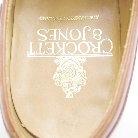 極上★クロケット&ジョーンズ 6E【名作★オンスロー/ONSLOW】325ラスト/Uチップ/カーフ/黒/Crockett&Jones★a071