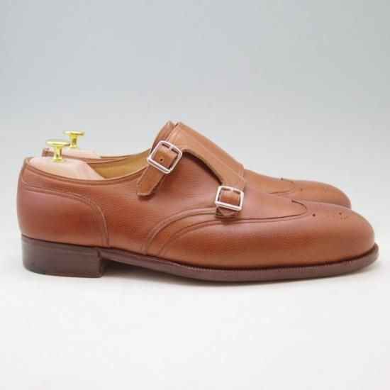 John Lobb ジョンロブ ビスポーク　ダブルモンク 美品☆ジョンロブUK10.5程度【定価60万円以上☆ビスポーク品/ダブル