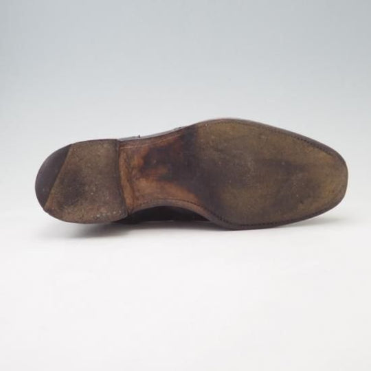 極上★チャーチ 65F/UK6.5【旧チャーチ★ブックバインダーカーフ/Stafford】69Rラスト/モンクストラップ/黒/メンズ/Church's★a068