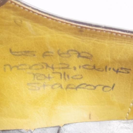 極上★チャーチ 65F/UK6.5【旧チャーチ★ブックバインダーカーフ/Stafford】69Rラスト/モンクストラップ/黒/メンズ/Church's★a068