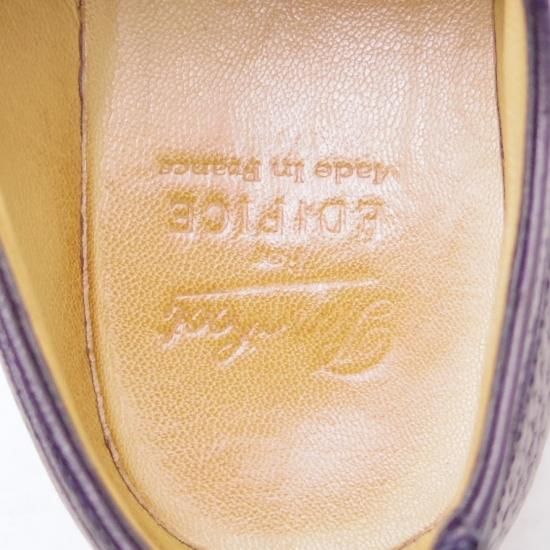 極上★パラブーツ SIZE 6.5【EDIFICE別注★シャンボード/CHAMBORD】グレインレザー/紺/Uチップ/エディフィス/Paraboot★a035