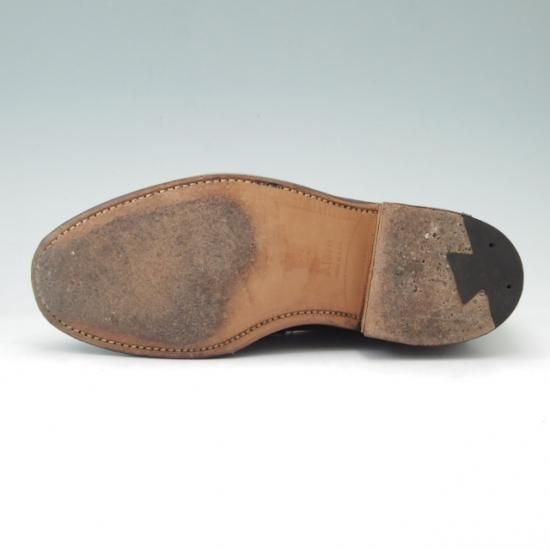 美品★オールデン 6D【コードバン仕様★SHIPS別注/9628Y】コインローファー/赤茶/#8/シップス/メンズ/Alden★a099