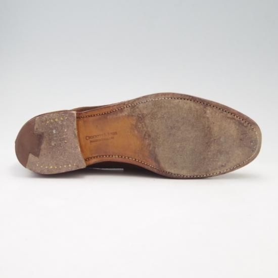 極上★クロケット&ジョーンズs 6.5E 【★BEAMS F別注/ビームス】コインローファー/スエード/茶/メンズ/Crockett&Jones★a088