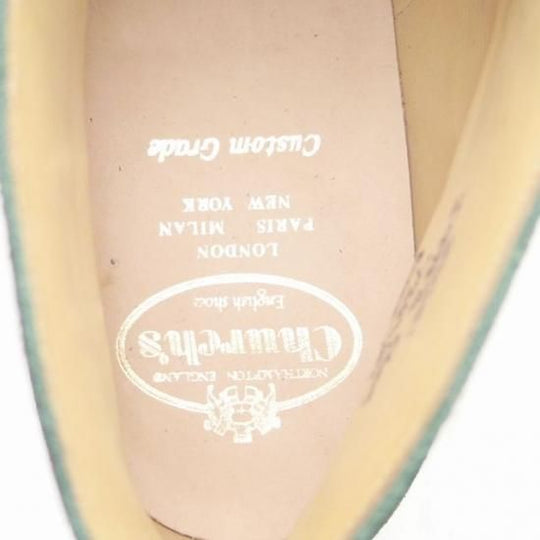 極美品★チャーチ 85G/UK8.5【定価￥73,700-★チャッカブーツ/RYDER】ライダー/81ラスト/4都市ロゴ/スエード/黒/メンズ/Church's★a149